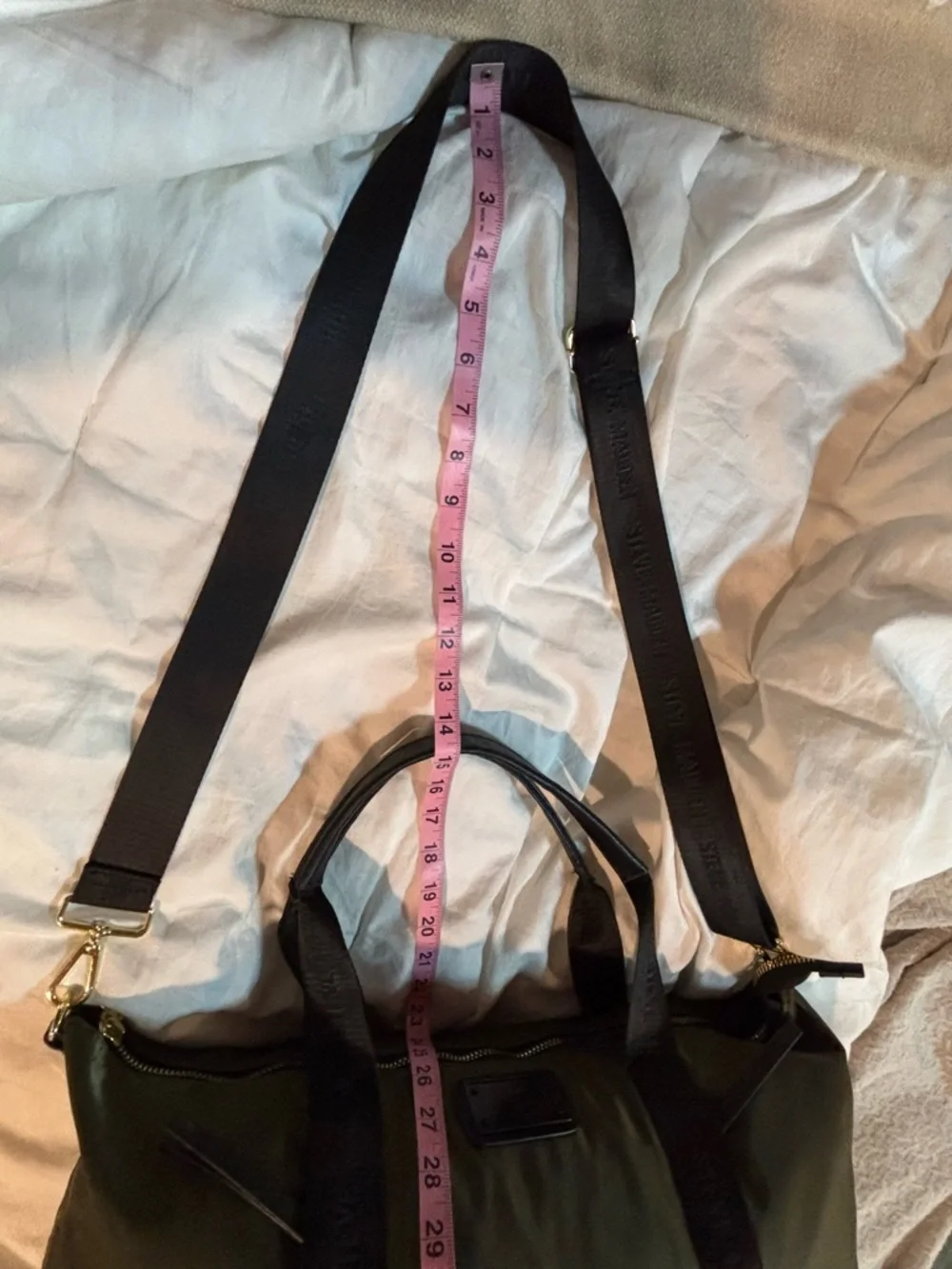 ✨ Steve Madden Sporty Chic Olive Green Duffel Bag ✨